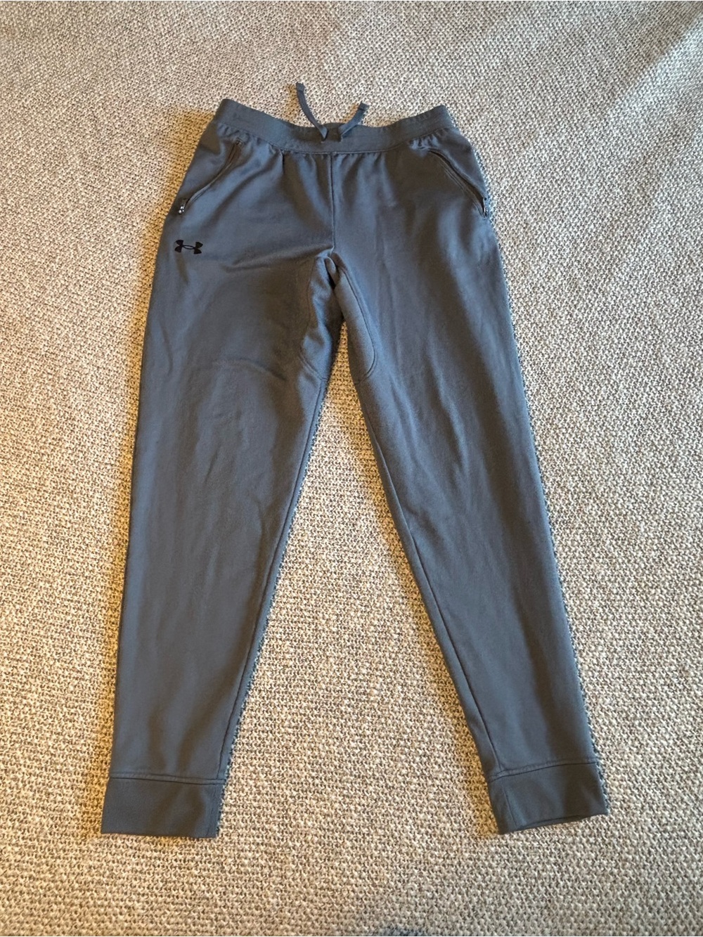 Under Armour Kids Charcoal Gray Athletic Joggers